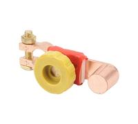 Tonysa Connettore Terminale Positivo Dell'interruttore Staccabatteria, Isolatore in Ottone Resistente per Auto, e ATV, 6V 12V 24V, 1 unità