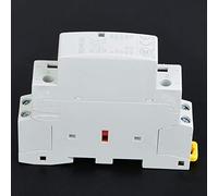 Tonysa Contattore AC 20A 24V DIN Rail, Contattore Modulare per (24V) | Design compatto, isolamento superiore, schema elettrico stampato, nessun rumore, ideale per applicazioni domestiche