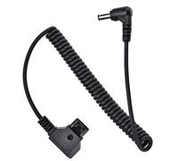 Tonysa D-Tap Tipo B Tap to DC 5,5 mm x 2,5 mm Cavo Adattatore Jack Cavo Telecamera 4K Cavo di Alimentazione Porta B a DC 2,5 Cavo a Molla per Batteria con Attacco a V