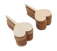 Tonysa Etichette per Piante in Legno, Marcatori Scrivibili Spessore 2mm | Materiale sicuro in legno di pioppo, Facile inserimento per vasi, Adatto per fiori, 50 pezzi per confezione