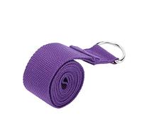 Tonysa Fascia per Stretching Yoga, Materiale in Cotone Resistente | Morbido e delicato sulla pelle, migliora la flessibilità del corpo, include fibbia in metallo a doppio anello