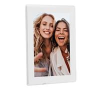 Tonysa Frame di Immagini Digitali Intelligenti da 10,1 Pollici con Touchscreen e Calendario, Cornice Foto del Cloud Wifi per la Famiglia, il Controllo delle App Mobili, il Display HD, (White)