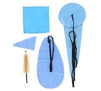 Tonysa Kit di Pulizia per Sassofono da 5 Pezzi Set di Spazzole in Tessuto Morbido per Strumenti a Fiato - Soluzione di Pulizia Durevole Ed Efficace