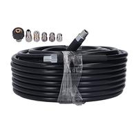 Tonysa Kit Idropulitore per Fognature 30m, Alta Pressione, per Tubi | ABS resistente, struttura in metallo, installazione semplice, compatibile con idropulitrici