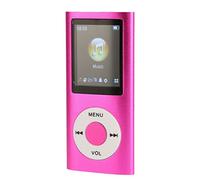 Tonysa Lettore MP3 Lettore Musicale Portatile con Audio Lossless Bluetooth Ultra Sottile per Studenti Che Corrono Camminando Scheda di Memoria di Supporto da 1,8 Pollici, Lega di Alluminio