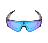 Tonysa Occhiali da Ciclismo Intelligenti con Intelligenza Artificiale 4K, Fotocamera HD da 8 MP, Bluetooth, Controllo Vocale e Stabilizzazione EIS, Ideali per Sci, Ciclismo Ed (nero verde)