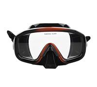 Tonysa Occhialini da Sub Maschera da Snorkeling per Adulti Leggeri e Portatili con Boccaglio Completamente Asciutto per gli Appassionati di Nuoto Subacqueo Realizzati in Vetro Temperato per PC e