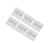 Tonysa Plastic Corner Bracket, Durable Right Angle Brace | Rinforza i giunti dei mobili, Plastica di alta qualità, Resistente alla corrosione, 50 pezzi inclusi