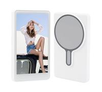 Tonysa Schermata di Monitoraggio Selfie del Telefono, a Doppia modalità BT e WiFi Selfie Selfie Magnetica, Proiezione Wireless Proiection Visual BT Photography per i Germogli Esterni (White)
