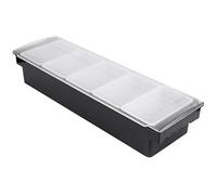 Tonysa Seasoning Box with Clear Lid, Removable Compartments (5