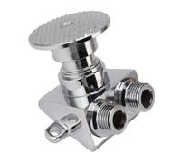 Tonysa Set di Valvole per Acqua a Pedale Touchless in Rame per Rubinetto del Lavabo, Mani Libere, Flusso Veloce per la Domestica, il Bagno, gli Ospedali