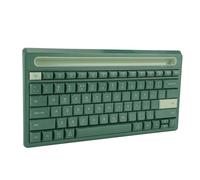 Tonysa Tastiera Bluetooth Wireless, Tastiera Silenziosa Supporto Scanalato Integrato Portatile per Telefono e Tablet, Layout a 79 Tasti Tastiera Dispositivo con Layout Multi DKey per