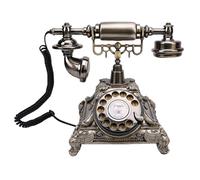 Tonysa Telefono di Libri per gli Ospiti Audio Vintage, Telefono di Registrazione retrò da 32 GB, Lascia un Telefono per Matrimoni, Feste, Anniversario, Record di Messaggi Vocali (Colore ottone antico)