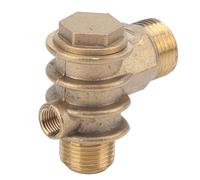 Tonysa Valvola di Non Ritorno in Ottone per Compressore D'Aria 1/2x3/4-16 | Elevata durezza, nessuno slittamento, connessione stretta, riutilizzabile