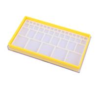 Tonysa Watch Parts Storage Box with Removable Compartments (YELLOW)