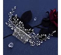 TONZN Accessori per Capelli da Sposa Pettine da Sposa Forcina per Capelli da Sposa Copricapo Copricapo Fatto a Mano (HP182)