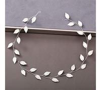 TONZN Cerchietto con Strass di Perle da Donna, Accessori per Capelli da Sposa, Copricapo da Sposa, Accessori per Capelli, Cerchietto in Argento (Argento 1)