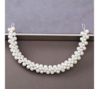 TONZN Cerchietto con Strass di Perle da Donna, Accessori per Capelli da Sposa, Copricapo da Sposa, Accessori per Capelli, Cerchietto in Argento
