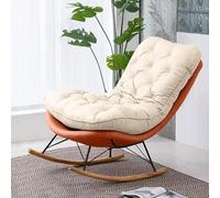 TONZN Comoda Sedia a Dondolo Moderna, Sedia da Svago Imbottita per Balcone, Sedia a Dondolo per Camera da Letto Interna, Sedia da Campeggio per Esterni,