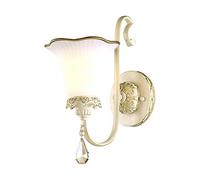 TONZN Creativo europeo Antico elegante resina Applique Da Parete E27 Moderno Minimalista Vetro Crysta Camera Studio Classic Lanterna Da Parete impermeabile
