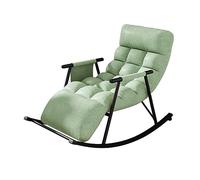 TONZN Divano da Salotto, Sedia a Dondolo, Poltrona reclinabile, Cuscino, Sedia pigra, aliante per Balcone, Piscina, Cortile, Sedia a Dondolo con Livi