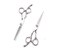 TONZN Forbici da Parrucchiere Professionali da 5,5 Pollici 16 cm per Mancini, Forbici per sfoltire, Forbici da Parrucchiere, Forbici per sfoltire, Forbici per Tagliare i Capelli (Femmina D 5,5n B)