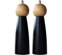 TONZN Macina Sale e Pepe di precisione Libro Macina Sale per sigari Profumeria Agitatore in Legno Manuale 2 Pezzi Macina Sale Macina Sale e Pepe