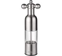 TONZN Macina Sale Pepe Durevole Macina Sale in Acciaio Inossidabile Leggero Nucleo in Ceramica Sale Peperoncino Sale Chili-21x4.8_Gold Macina Sale Macina Sale E Pepe (21x4.8 Silver)