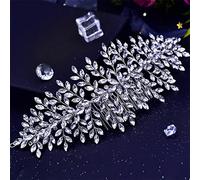 TONZN Pettine da Sposa da Donna, Accessori per Capelli da Sposa, Pettine da Sposa con Strass, Accessori per Capelli da Festa (HP311)