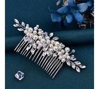 TONZN Pettine da Sposa in Perla Bianca Ornamento per Capelli Ornamento per Capelli da Sposa Ornamento per Capelli da Sposa Ornamento per Capelli da Sposa (HP13)