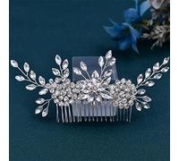 TONZN Pettine per Capelli a Foglia Accessori per Capelli da Sposa Fermaglio per Capelli da Sposa Copricapo da Concorso di Bellezza Copricapo da Sposa (HP77)