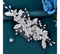 TONZN Pettine per Capelli a Foglia Accessori per Capelli da Sposa Fermaglio per Capelli da Sposa Copricapo da Concorso di Bellezza Copricapo da Sposa (HP520)