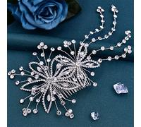 TONZN Pettine per Capelli da Sposa in Lega, Accessori per Capelli da Sposa, Copricapo da Donna, Copricapo da Sposa e Damigella d'Onore (HP499)