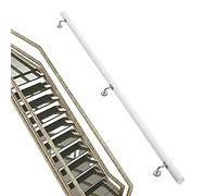 TONZN Ringhiera per Scale Bianca, corrimano per Scale in Legno Antiscivolo, Kit maniglione (1ft-20ft) (Dimensioni : 3ft) ()
