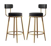 TONZN Sedia da Bar 2 Pezzi Sedia da Cucina Seduta Morbida Sedia da Bar Lounge, Sedia per la Colazione, Sedia da Bar ergonomica Senza braccioli Indipendenza