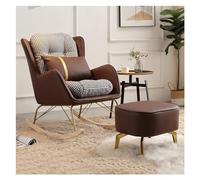 TONZN Sedia Moderna, Comoda Poltrona Lounge per Soggiorno Camera da Letto Gambe in Legno massello