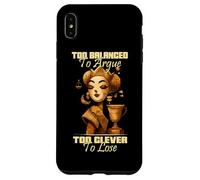 Too balanced to argue too clever to lose Custodia per iPhone XS Max