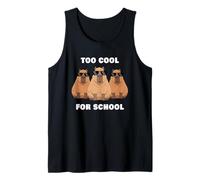 Too Cool for School - 3 Funny Sunglass Capybara Bosses Canotta