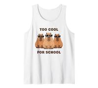 Too Cool for School - 3 Funny Sunglass Capybara Bosses Canotta