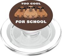 Too Cool For School - 3 Funny Sunglass Capybara Bosses PopSockets PopGrip per MagSafe