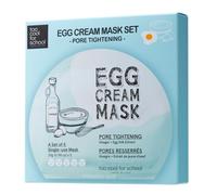 Too Cool For School - Egg Cream Mask Pore Tightening Set Maschere fango 1 pieces unisex