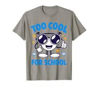 Too Cool for School Kids Back To School Funny Cool Student Maglietta