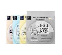 too cool for school - Set de Mascarillas Faciales Egg Cream Mask Set - 4 Tipos