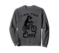 Too Cool for This Planet Penguin, Animale da Bicicletta Vintage Felpa