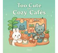 Too Cute for Cozy Cafes - Kawaii Coffee Shop Coloring Book for Adults & Teens: 25+ Relaxing Illustrations of Cute Desserts & Cafe Moments: Coloring ... aesthetic desserts, and relaxing moments.