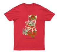 Too Cute For The Naughty List Christmas Holiday Kittens Graphic Uomo Donna