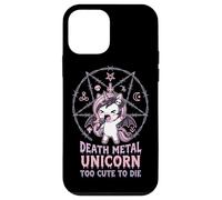 Too Cute To Die Death Metal Unicorno Custodia per iPhone 12 mini