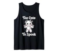 Too Cute To Spook - Bambola Voodoo Kawaii Goth Divertente per Halloween Canotta