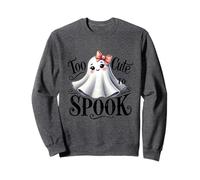 Too Cute To Spook Girls - Costume da Fantasma di Halloween per Donne Felpa