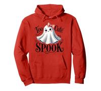 Too Cute To Spook Girls - Costume da Fantasma di Halloween per Donne Felpa con Cappuccio